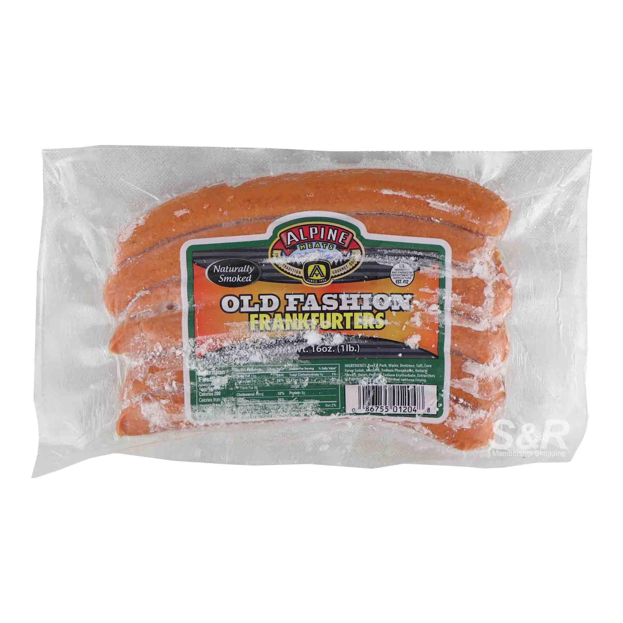 Alpine Old Fashion Frankfurters 453g Alpine Old Fashion Frankfurters 453g